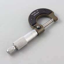Micrómetro métrico exterior con Metal, herramienta de calibre mecánico, calidad nueva, 0-25mm, 0,01mm, envío directo 2024 - compra barato
