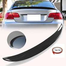 Spoiler de fibra de carbono real para bmw, asa traseira do porta-malas, bmw e92 coupe 328i 335i m3 2dr 2005-2012 2024 - compre barato