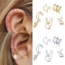 5pcs/set Ear Cuff Clip On Earrings Fake Cartilage Earring For Women Men Clip Earrings Without Piercing 2024 - buy cheap
