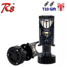 R8 2PCS/Set H4 9003 Hi/Lo Beam LED Mini Projector Lens Car Styling Headlight Bulbs Automobile Lamp 6500K 8000LM Focused Light Y6 2024 - buy cheap