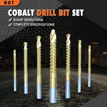 6pcs/set Cobalt Drill Bit Set Spiral Screw Metric Composite Tap Drill Bit Tap Twist drill bit set multi-function metal specia 2024 - buy cheap