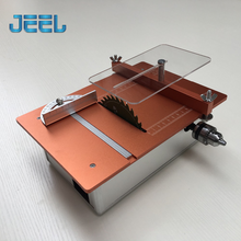 Mini Table Saw Handmade Woodworking Bench Saw DIY Hobby Model Crafts Cutting Tool with two motor , Power Supply 2024 - buy cheap