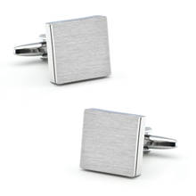 iGame Fashion Cuff Links 3 Colors Option Metal Wire-drawing Brass Material Men's French Cufflinks Free Shipping 2024 - buy cheap