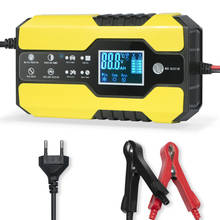 Carregador de bateria com 12 v e 24v para carro, tela sensível ao toque, lcd, repara o pulso, baterias de chumbo-ácido, agm e gel 2024 - compre barato