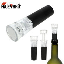 NICEYARD Wine Air Pump Stopper Saver Pump Vacuum Bottle Stopper Bar Tool Wine Accessories Barware 2024 - buy cheap