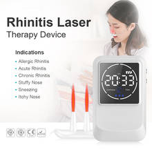 Bio laser terapia rinite dispositivo de tratamento laser luz terapia nariz massagem infravermelho fisioterapia equipamentos 2024 - compre barato