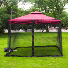 Mosquiteiro 3x3x2.3m, tela de dossel para acampamento, fácil configuração, rede de tenda, guarda-sol, gramado ao ar livre 2024 - compre barato
