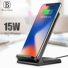 QI Wireless Charger Dock for iPhone X Xs Max XR Samsung Galaxy S8/S9 Note 8 15W Universal Phone Wireless Chargers Fast Charging 2024 - buy cheap