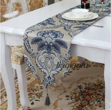 Lançamento de toalha de mesa de tecido de cetim, toalha de mesa bordada européia moderna e simples 2024 - compre barato