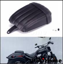 Juego de cojines para asiento trasero de motocicleta, color negro, para Harley Softail Slim FLSL Street Bob FXBB 2018, 2019, 2020, 1 Juego 2024 - compra barato