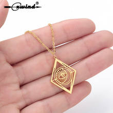 Cxwind New Evil Turkish Eye Necklaces for Women Lucky Geometric Necklace Chain Necklace Minimalist Choker Jewelry collier 2024 - buy cheap