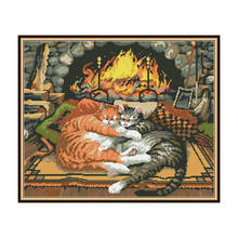 Sleeping Cat Diamond Painting Embroidery Icons 5D DIY Full Drill Cross Stitch Diamond Painting for Square Picture for Rhinestone 2024 - buy cheap