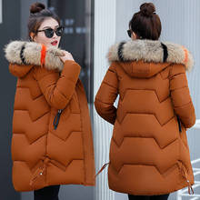 Winter cotton-padded jacket Winter Women's cotton Coat 2019 New Clothes Cotton-Padded Long Jacket Down Parka Plus Size M-3XL 2024 - buy cheap