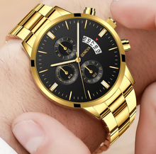 VIP Sport Mens Watches Top Brand Luxury Waterproof Full Steel Quartz Gold Clock Men Relogio Masculino 2024 - buy cheap