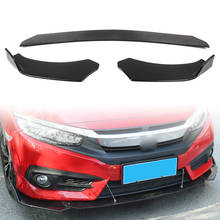 Universal Car Glossy Black Front Bumper Lip Spoiler Chin Splitter Body Kit 2024 - buy cheap