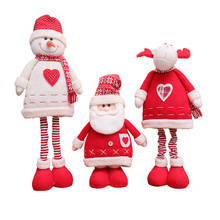Retractable Christmas Doll Santa Claus New Year 2020 Christmas Decoration For Home Snowman Christmas Tree Kids Toys Xmas Gift U3 2024 - buy cheap