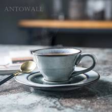 ANTOWALL-taza de café pequeña, vajilla de cerámica, utensilios para beber, taza (sin platillo), 100ml 2024 - compra barato