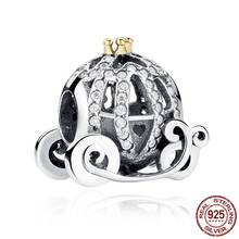 Snail Pumpkin Car 925 Sterling Silver Beads Charm fit bangle Original Bracelet Beads Women Jewelry DIY Vintage 2024 - compre barato