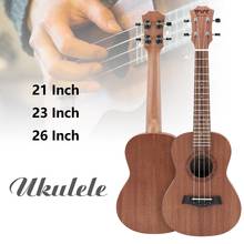 21 / 23  / 26 Inch Concert Ukulele Hawaiian Guitar Four String Guitar Mahogany Wood Ukulele as Birthday Christmas Gifts 2024 - buy cheap