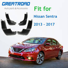 Conjunto para para-lamas de carro 2013-2017, nissan sentra sylsm b17 pulsar sedan, guardas de lama para-lamas 2014 2015 2016 2024 - compre barato