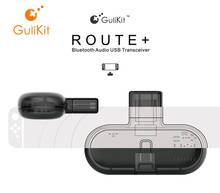 Gulikit receptor usb/transmissor com áudio, buletooth, transmissor com áudio para nintendo switch lite 2024 - compre barato