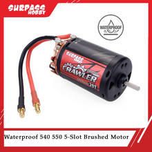Waterproof 5-Slot 540 550 20T 16T 12T 10T Brushed motor for tamiya Kyosho TRAXXAS WLtoys 1/10 RC Car Monster Truck SURPASS HOBBY 2024 - buy cheap