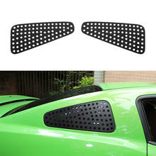 Cubierta de decoración de ventana triangular trasera, calcomanía embellecedora para Ford Mustang 2008, 2009, 2010, 2011, 2012, 2013, accesorios para coche 2024 - compra barato