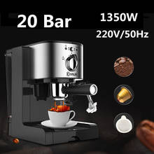 2019 DL-KF500 Semi Automatic Coffee Maker 3In1 Cafe Maker Machine Kitchen 1.5L  Barista Espresso Machine Milk Steamer 20Bar 2024 - buy cheap