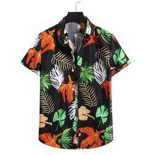 Men's Summer Casual Hawaiian shirt Short Sleeve Shirt Top Blouse Vacation Men Clothing Hawaiian Style Shirts Camisa Masculina 2024 - buy cheap