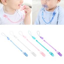 Baby Infant Toddler Dummy Pacifier Spring Soother Nipple Clip Chain Holder Strap 2024 - buy cheap