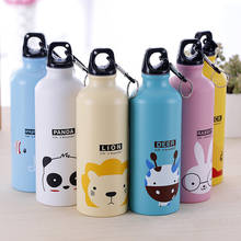 500ml Water Bottles Portable Sports Stainless Steel Cute Hiking Outdoor Kids Gifts Lovely Animals Cycling Camping School Bottle 2024 - buy cheap