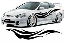 For 2Pcs VINYL GRAPHICS DECAL STICKER CAR BOAT AUTO TRUCK 100" MT-67-Y Car styling 2024 - buy cheap