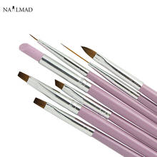 7pcs/set Nail Art Painting Pen Drawing Brush Tips Tools Set UV Gel Cosmetic Nail tools Acrylic Nail Brush 2024 - buy cheap