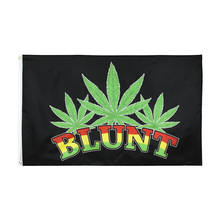 Yehoy  90x150cm Bar Party Music Festival Tattoo Shop weed blunt Flag 2024 - buy cheap
