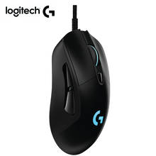 Logitech g403-mouse gamer, sensor atualizado com 16,000 dpi rgb light, material fosco para laptop e pc 2024 - compre barato
