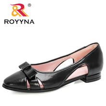 ROYYNA básicos-zapatos de tacón bajo para mujer, calzado informal de punta redonda de microfibra, de ocio, cómodos, para oficina, nuevo estilo, 2020 2024 - compra barato