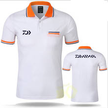 Рыбацкая футболка, мужская летняя одежда Daiwa, Лоскутная дышащая короткая одежда для рыбалки, мужская повседневная одежда для рыбалки 2024 - купить недорого