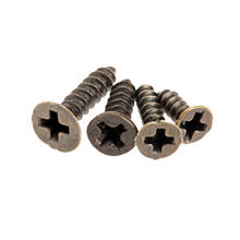 200Pcs M2/M2.5 Self Tapping Screws Phillips Head Plain flat countersunk Antique Bronze Alloy Fasteners Round Bolts 6mm/8mm/10mm 2024 - buy cheap