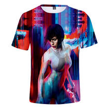 Fashion Anime Ghost in the Shell 3D Printed T-shirt Men Women Spring Summer Trendy Streetwear O-Neck Harajuku Hip Hop Tops 2024 - buy cheap