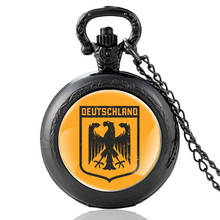 Reloj de bolsillo de cuarzo para hombre y mujer, diseño clásico de Deutschlrno, único, Vintage, con colgante, para regalo 2024 - compra barato