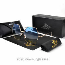 Óculos de sol quadrados para homens e mulheres, pretos, em azul e claro, armação grande, vintage 2024 - compre barato