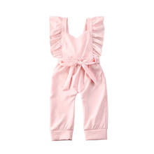 0-24M New Toddler Kid Baby Girl Ruffles Romper Bow Jumpsuit Bodysuit Outfits  Clothing 2024 - buy cheap