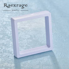 Raexrage-vitrinas de suspensión transparentes, caja de regalo de joyería para almacenamiento de collares, álbumes 3D, marco flotante 2024 - compra barato