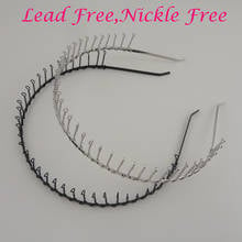 10PCS Silver Finish Plain Metal Comb Hair Headbands with 2.0cm height teeth at nickle free and lead free,Bargain for Bulk 2024 - buy cheap