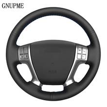 DIY Hand-stitched Black Artificial Leather Car Steering Wheel Cover For Hyundai Veracruz 2007 2008-2012 IX55 2007-2012 2024 - buy cheap