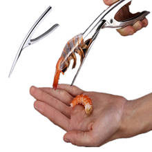 Pelador de camarones, dispositivo de pelado de gambas, herramienta de pesca creativa, utensilio de cocina para mariscos, 1 ud. 2024 - compra barato