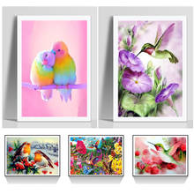 5D DIY Birds Full Diamond Painting Embroidery Cross Crafts Stitch Home Decor 2024 - buy cheap