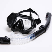 New Professional Scuba Diving Mask Snorkel Anti-Fog Goggles Glasses Set Silicone Swimming Fishing Pool Equipment 10 Color Adult 2024 - buy cheap