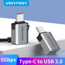 Vention-adaptador usb-c macho para usb 3.0 fêmea, conversor otg para macbook pro air huawei mate 30 samsung s10 s9 usb 3.0 otg 2024 - compre barato