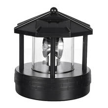 24V Solar LED Rotating Lighthouse Light Garden Yard Lawn Lamp Lighting For Outdoor Home Decor 2024 - buy cheap